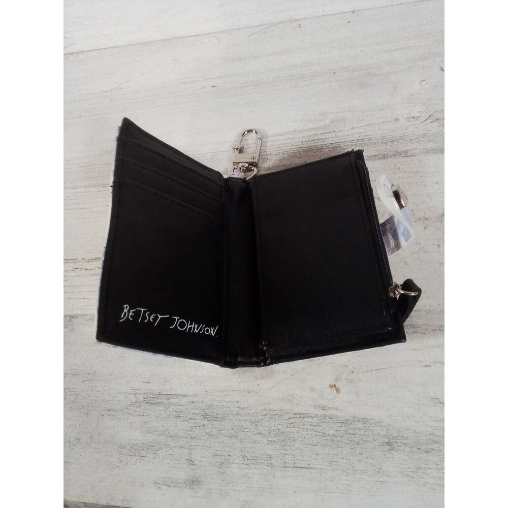 Betsey Johnson Purple White floral Mini Wallet